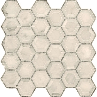 Picture of MSI - Marble Mosaics Hexagon 2 x 2 Honed Telaio Hexagon
