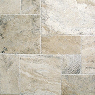 Picture of MSI - Travertine Versailles Honed Unfilled Chiseled Brushed Philadelphia Travertine Chiseled and Brushed