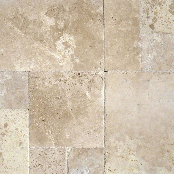 Picture of MSI - Travertine Versailles Honed Unfilled Chiseled Brushed Tuscany Storm Chiseled and Brushed