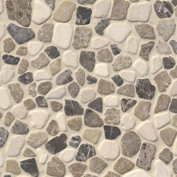 Picture of MSI - Rio Lago Pebble Mosaics 12 X 12 Tumbled Mix Marble