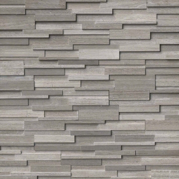 Picture of MSI - RockMount Stacked Stone Panels 3D 6 X 24 Gray Oak
