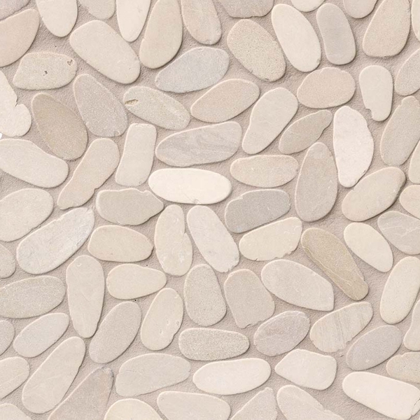 Picture of MSI - Rio Lago Pebble Mosaics 12 X 12 Tumbled Sliced Pebble Earth