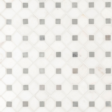 Picture of MSI - Marble Mosaics Dotty Bianco Dolomite