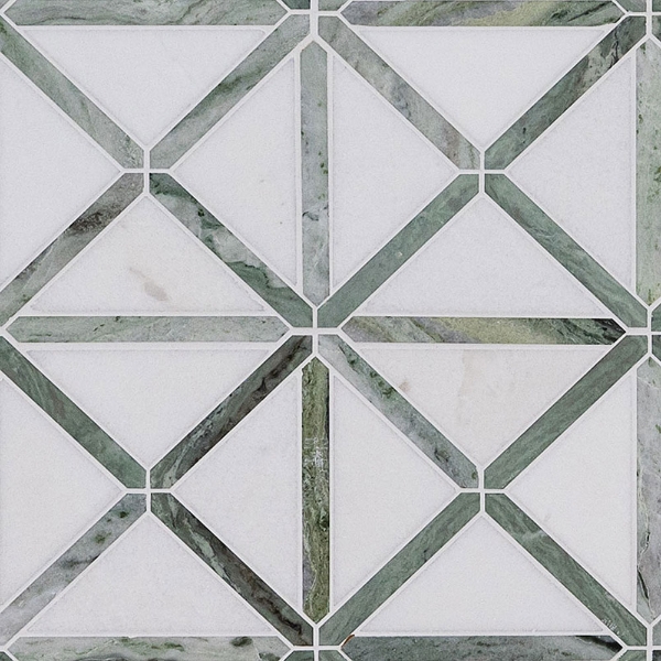 Picture of MSI - Marble Mosaics Geometrica Verdant Green