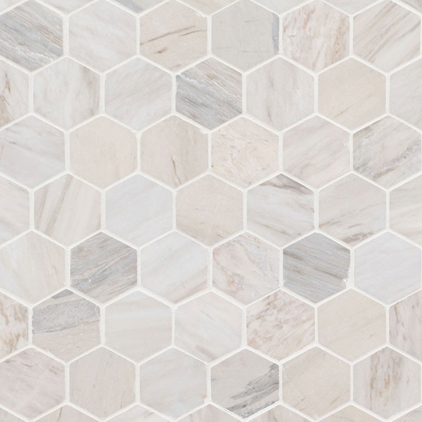 Picture of MSI - Marble Mosaics Hexagon 2 x 2 Polished Angora