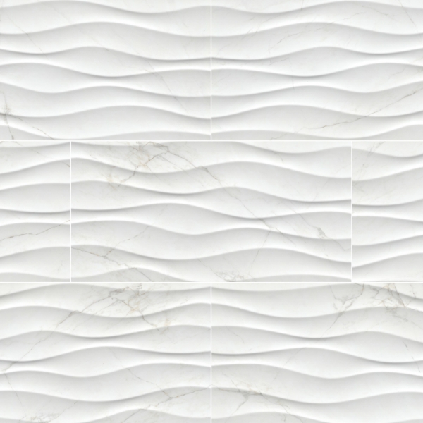 Picture of MSI - Dymo 12 x 24 Calacatta Wavy White