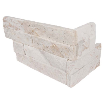 Picture of MSI - RockMount Stacked Stone L Corner 6 X 12 x 6 Royal White