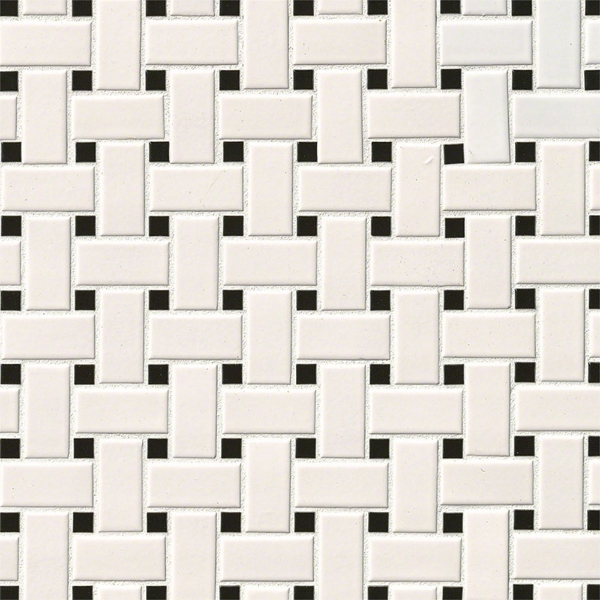 Picture of MSI - Retro Mosaic Matte Black White Basket Weave