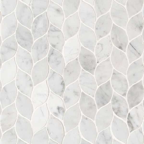 Picture of MSI - Marble Mosaics Other Honed Carrara White Blanco Pattern