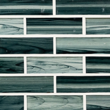 Picture of MSI - Glass Mosaic 2 x 6 Midnight Blue Ombre