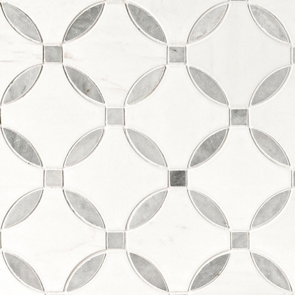 Picture of MSI - Marble Mosaics Geometrica Bianco Dolomite Lola
