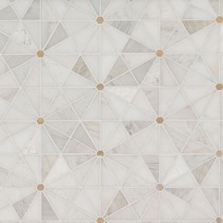 Picture of MSI - Luxor Mosaics Elegante Pinwheel Gold