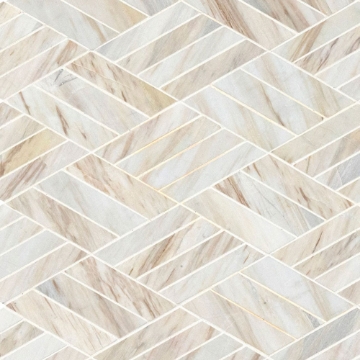 Picture of MSI - Marble Mosaics Other Polished Angora Rhombus