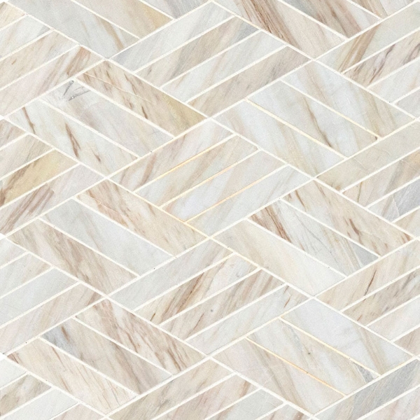 Picture of MSI - Marble Mosaics Other Polished Angora Rhombus