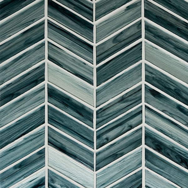 Picture of MSI - Glass Mosaic Other Midnight Blue Ombre Chevron