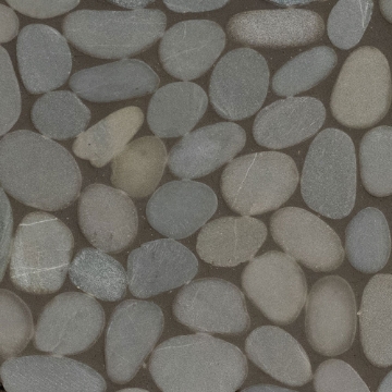 Picture of MSI - Rio Lago Pebble Mosaics 12 X 12 Tumbled Sliced Pebble Island