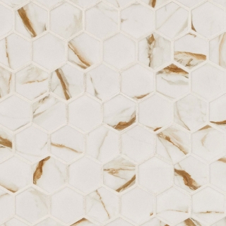 Picture of MSI - Porcelain Mosaics Calacatta Gold Hexagon