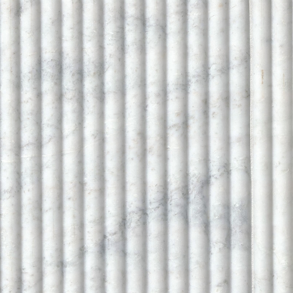 Picture of MSI - Marble Fluted 12 x 24 Honed Arabescato Venato Milano Ribbon