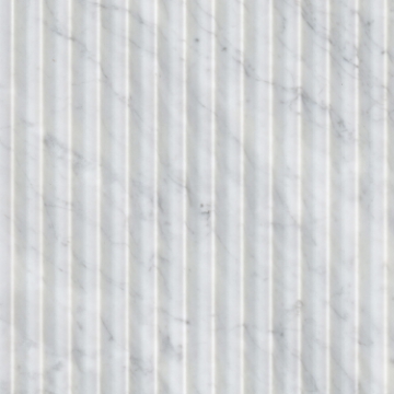 Picture of MSI - Marble Fluted 12 x 24 Honed Carrara White Valentino Fluto