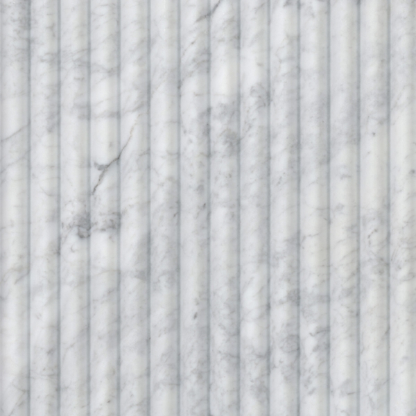Picture of MSI - Marble Fluted 12 x 24 Honed Carrara White Milano Ribbon