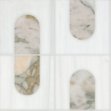 Picture of MSI - Marble Mosaics Other Polished Bianco Dolomite Moderno