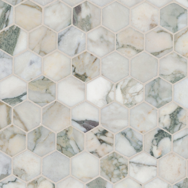 Picture of MSI - Marble Mosaics Hexagon 2 x 2 Honed Coronado