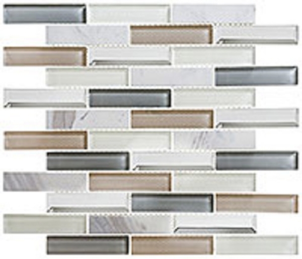 Picture of Glazzio - Beveled Castle Newport Blue