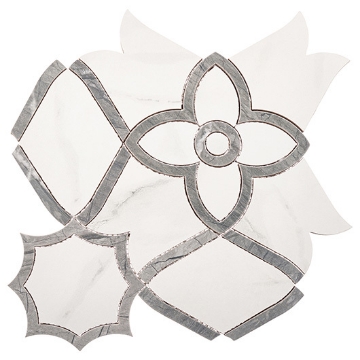 Picture of Glazzio - Botanelle Mosaics Plumeria