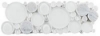 Picture of Glazzio - Bubble Listello White Dove
