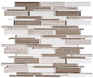 Picture of Glazzio - Cascade Wooden White Athen Gray Thassos Mix