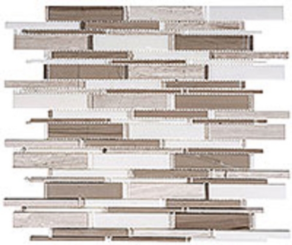 Picture of Glazzio - Cascade Wooden White Athen Gray Thassos Mix