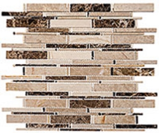 Picture of Glazzio - Cascade Emperador Dark Crema Marfil Emperador Light