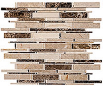 Picture of Glazzio - Cascade Emperador Dark Crema Marfil Emperador Light