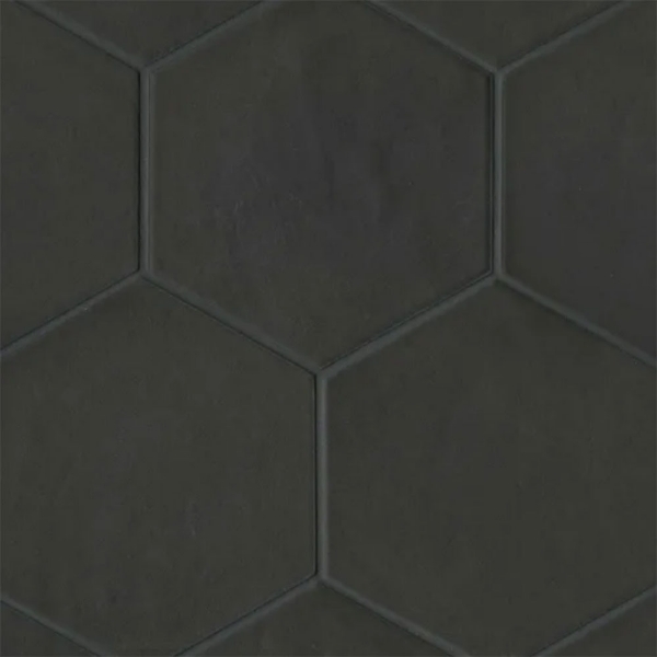 Picture of Bedrosians - Allora Hexagon Solid Black