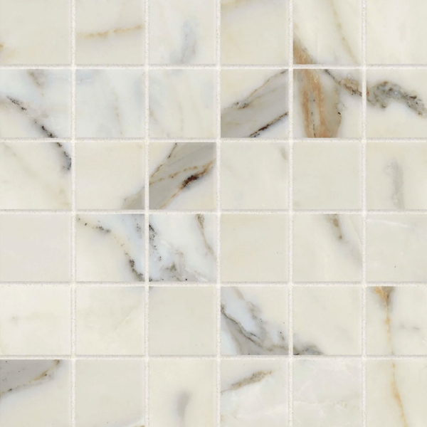 Picture of Bedrosians - Classic 2.0 Mosaic Polished Calacatta Oro