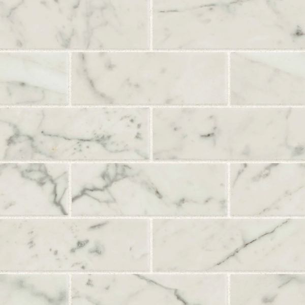 Picture of Bedrosians - Classic 2.0 Mosaic Offset Polished Bianco Carrara