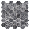 Picture of Glazzio - Colonial 2 Hexagon Salem Charcoal