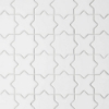 Picture of Bedrosians - Le Cafe Mosaic Cross & Star White Matte