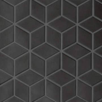 Picture of Bedrosians - Le Cafe Mosaic Diamond Black Matte