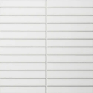 Picture of Bedrosians - Le Cafe Mosaic Straight Stack White Matte