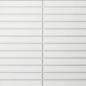 Picture of Bedrosians - Le Cafe Mosaic Straight Stack White Matte