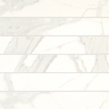 Picture of Bedrosians - Magnifica Calacatta Super White 4 x 24 Calacatta Super White Polished