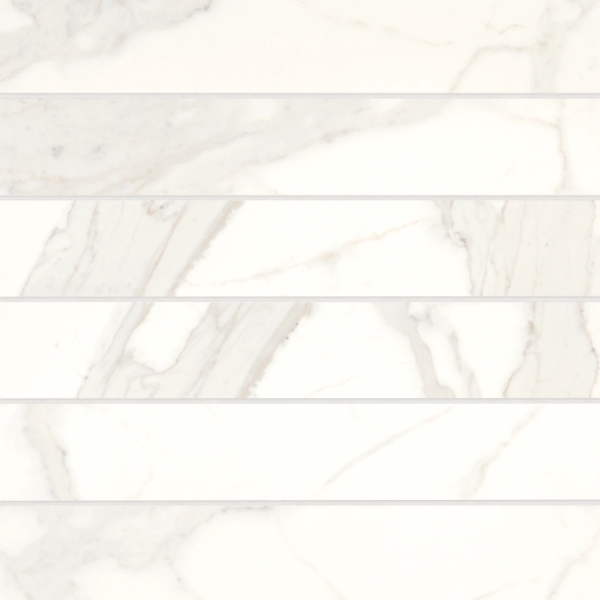 Picture of Bedrosians - Magnifica Calacatta Super White 4 x 24 Calacatta Super White Polished