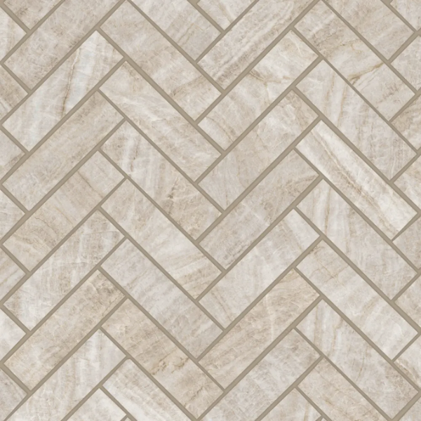 Picture of Bedrosians - Magnifica Era Luxury Herringbone Mosaic Taj Mahal