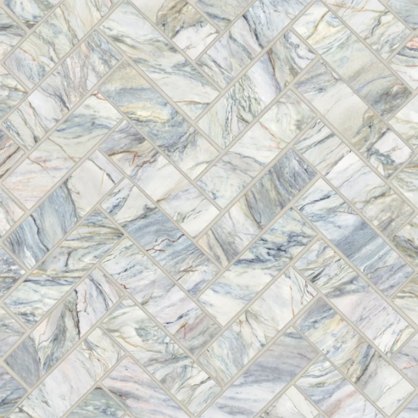 Picture of Bedrosians - Magnifica Era Luxury Herringbone Mosaic Fusion