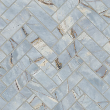 Picture of Bedrosians - Magnifica Era Luxury Herringbone Mosaic Deep River
