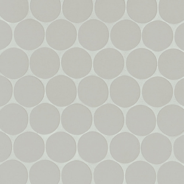 Picture of Bedrosians - Makoto Round Mosaic Kumo Grey