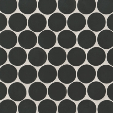 Picture of Bedrosians - Makoto Round Mosaic Kuroi Black