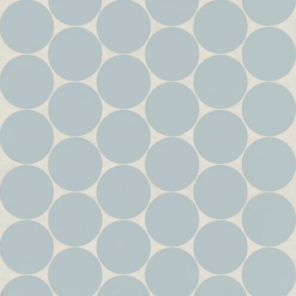 Picture of Bedrosians - Marin Penny Round 2" Mosaic Misty Blue