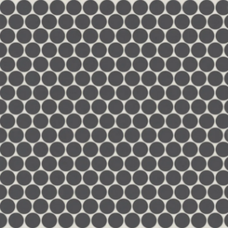 Picture of Bedrosians - Marin Penny Round Mosaic Black Sea